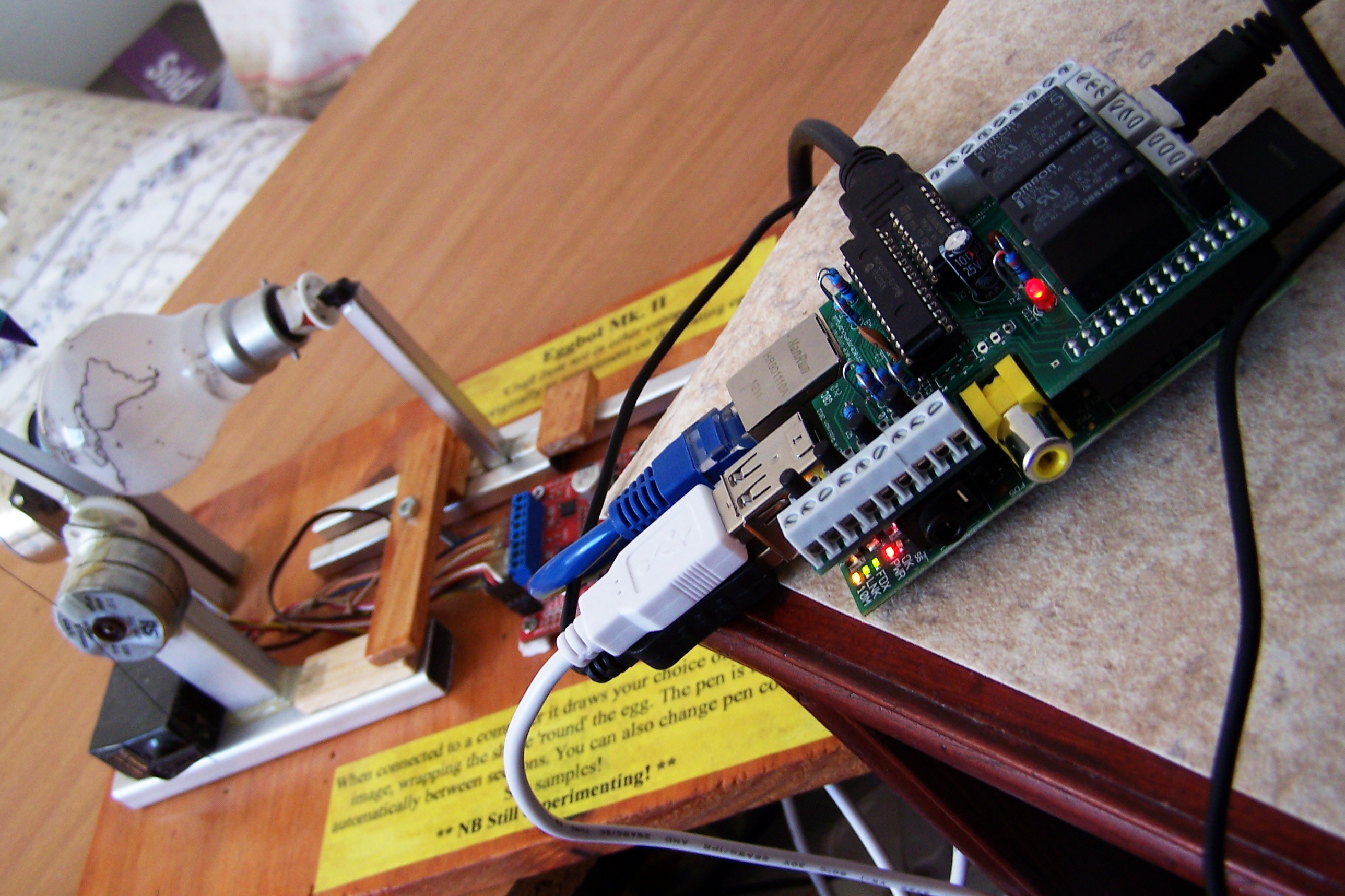 Eggbot, EiBotBoard & Bitwhacker - Raspberry Pi Forums